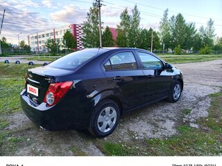 2012 Chevrolet Aveo II, чёрный, 615000 рублей, вид 4