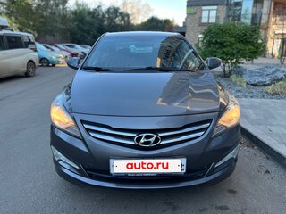 2014 Hyundai Solaris I Рестайлинг, серый, 1060000 рублей, вид 3