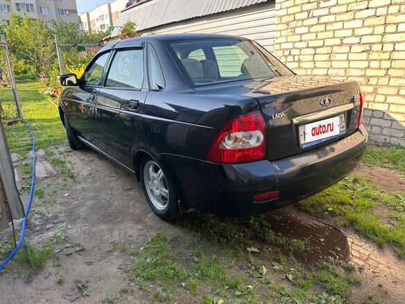 2010 Lada (ВАЗ) Priora I, чёрный - вид 4