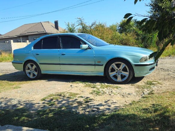 1996 BMW 5 серии 523i IV (E39), голубой, 420000 рублей - вид 7