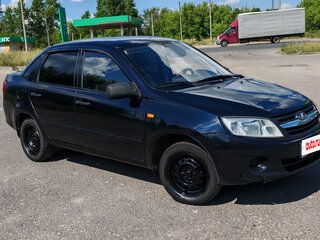 2012 Lada (ВАЗ) Granta I, чёрный, 195000 рублей, вид 2