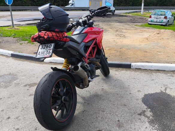 2014 Ducati Hypermotard, красный, 650000 рублей - вид 3