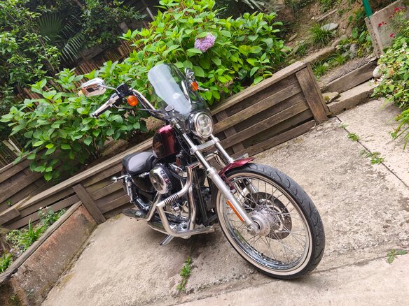 2012 Harley-Davidson XL1200, пурпурный, 920000 рублей - вид 4