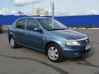 2010 Renault Logan I Рестайлинг, синий, 579000 рублей, вид 3