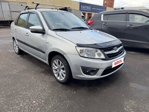 2016 Lada (ВАЗ) Granta I, серебристый, 305000 рублей - вид 1
