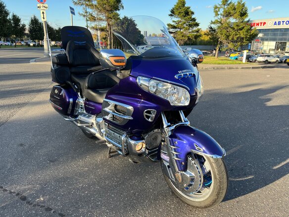 2002 Honda GL 1800 Gold Wing, синий - вид 2