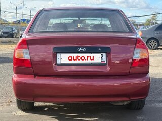 2006 Hyundai Accent ТагАЗ II, красный, 319999 рублей, вид 5