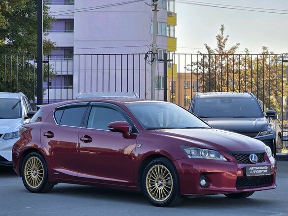 2012 Lexus CT 200h I, красный, 1570000 рублей - вид 2
