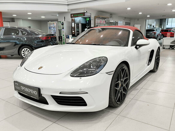 2020 Porsche Boxster S IV 718 (982), белый