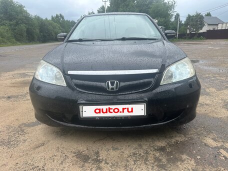 2004 Honda Civic VII Рестайлинг, чёрный, 385000 рублей, вид 3