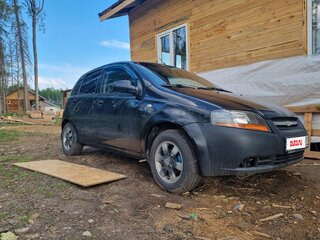 2006 Chevrolet Aveo I, чёрный, 200000 рублей, вид 4