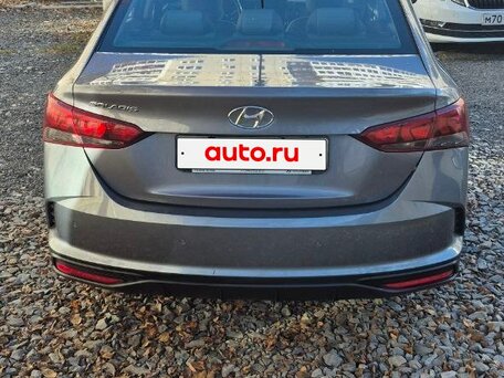 2021 Hyundai Solaris II Рестайлинг, коричневый, 1650000 рублей, вид 3