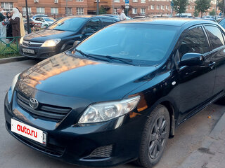 2008 Toyota Corolla X (E140, E150), чёрный, 700000 рублей, вид 3