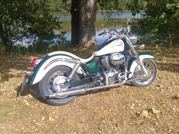 1998 Honda Shadow 400, зелёный, 290000 рублей