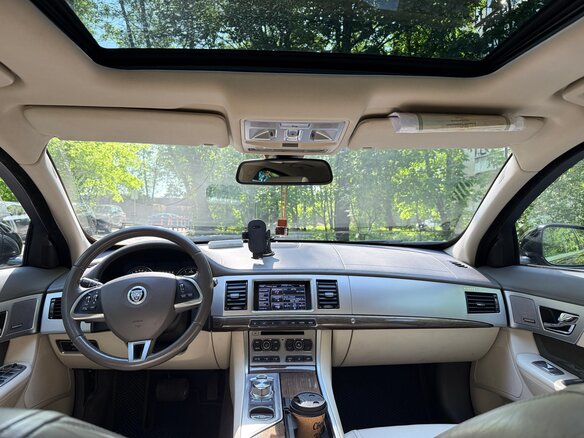 2012 Jaguar XF I Рестайлинг, чёрный, 1500000 рублей - вид 6