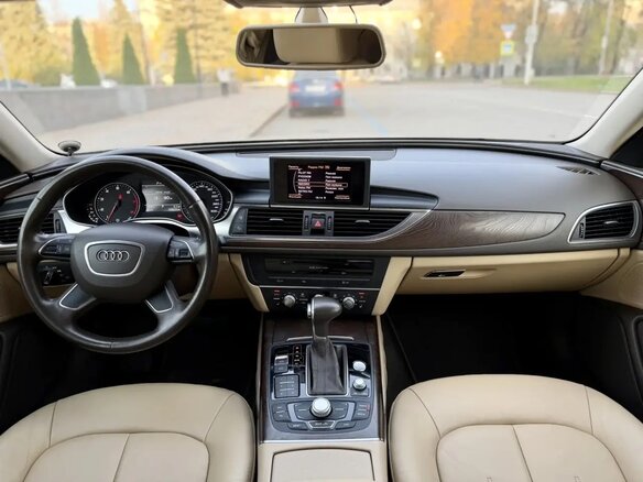 2013 Audi A6 IV (C7), серый, 1350000 рублей - вид 9