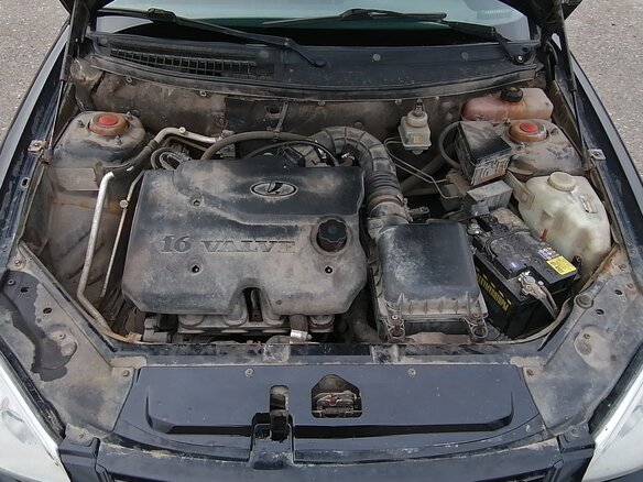 2012 Lada (ВАЗ) Priora I, чёрный - вид 11