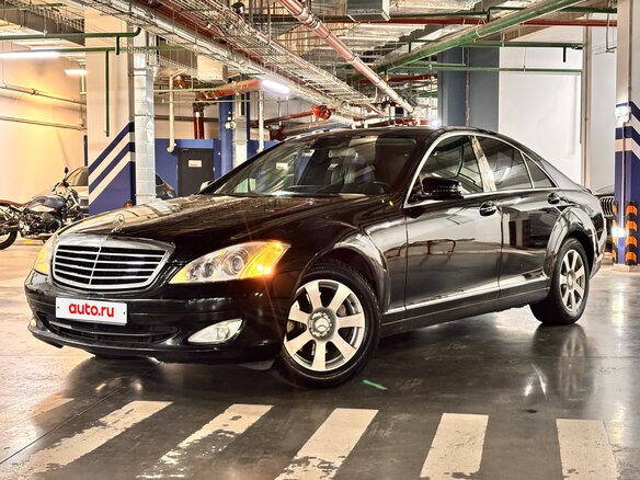 2007 Mercedes-Benz S-Класс 350 V (W221), чёрный, 785000 рублей