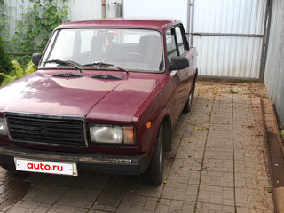 2004 Lada (ВАЗ) 2107, красный, 120000 рублей, вид 1