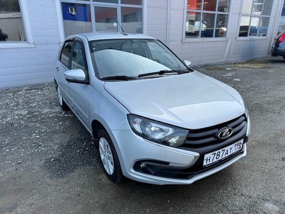 2020 Lada (ВАЗ) Granta I Рестайлинг, серебристый, 585000 рублей - вид 6