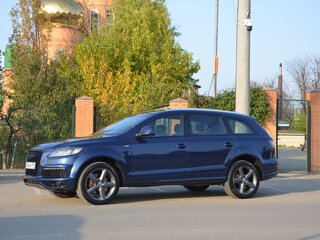 2008 Audi Q7 I (4L), синий, 1600000 рублей, вид 5