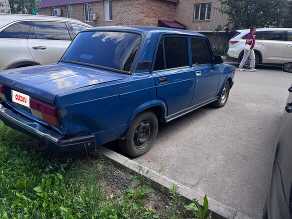2008 Lada (ВАЗ) 2107, синий, 98000 рублей - вид 4