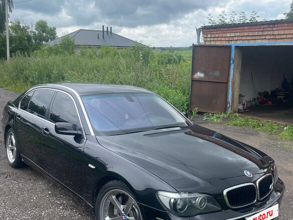 2007 BMW 7 серии Long 740Li IV (E65/E66) Рестайлинг, чёрный, 700000 рублей - вид 1