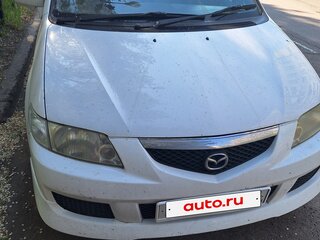 2001 Mazda Premacy I (CP), белый, 385000 рублей, вид 2
