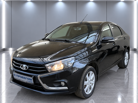 2020 Lada (ВАЗ) Vesta I, чёрный, 850000 рублей, вид 1