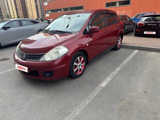 2007 Nissan Tiida I, красный, 649000 рублей, вид 1