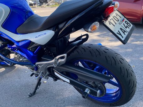 2011 Suzuki SFV 650 Gladius, синий, 430000 рублей, вид 4