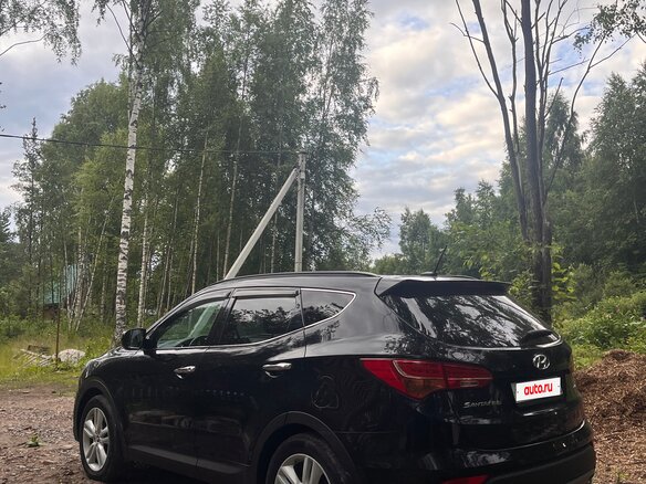 2012 Hyundai Santa Fe III, чёрный, 1650000 рублей - вид 5