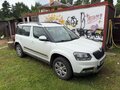 2017 Skoda Yeti I Рестайлинг, белый