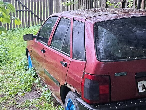 1990 Fiat Tipo 160, пурпурный, 54000 рублей - вид 3
