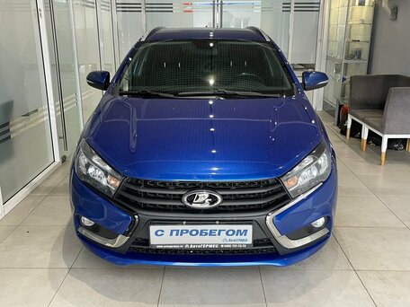 2021 Lada (ВАЗ) Vesta SW I, синий, 839000 рублей, вид 2