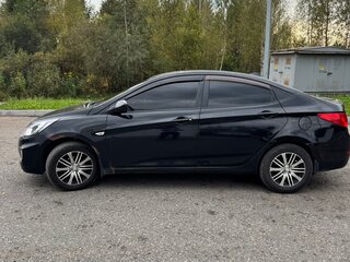 2011 Hyundai Solaris I, чёрный, 500000 рублей, вид 4
