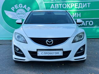2011 Mazda 6 II (GH) Рестайлинг, белый, 840000 рублей, вид 3