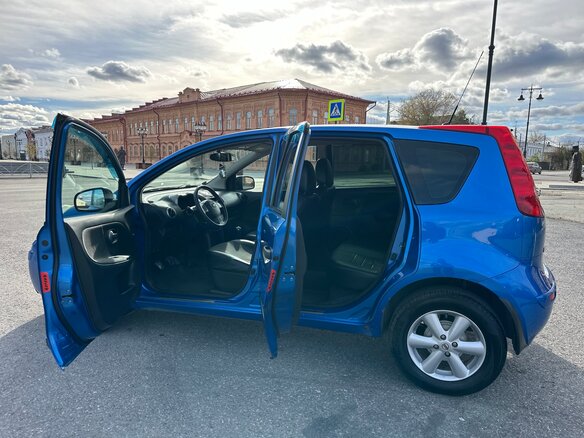 2007 Nissan Note I, синий - вид 3