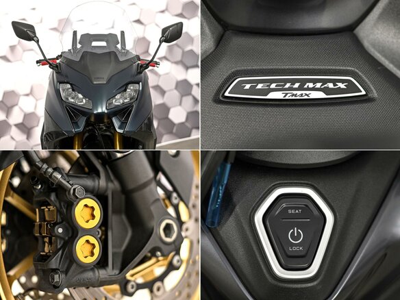 2023 Yamaha TMAX, чёрный - вид 9