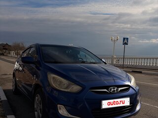 2012 Hyundai Solaris I, синий, 520000 рублей, вид 3