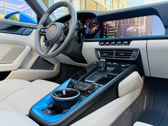 2022 Porsche 911 Carrera 4 GTS VIII (992), синий - вид 27