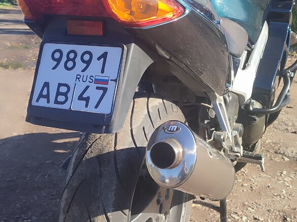 2000 Honda VFR 800, зелёный - вид 22