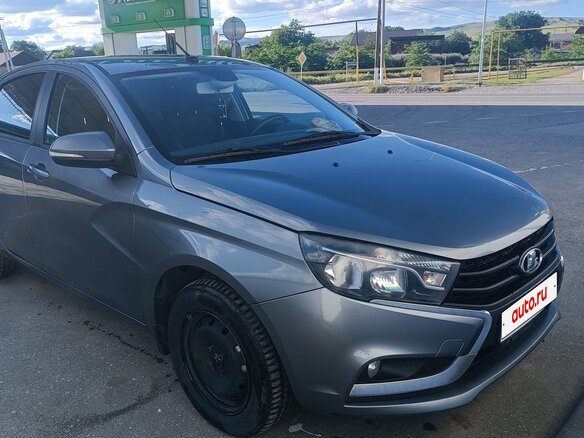 2016 Lada (ВАЗ) Vesta I, серый, 680000 рублей - вид 1