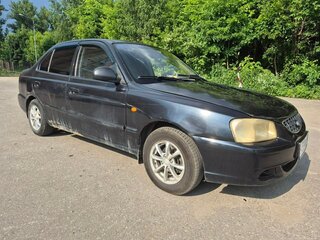 2004 Hyundai Accent ТагАЗ II, чёрный, 230000 рублей, вид 2