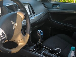 2008 Mitsubishi Lancer X, чёрный, 500000 рублей, вид 3