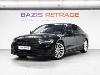 2022 Audi A8 Long 55 TFSI IV (D5), чёрный, 7659000 рублей, вид 1