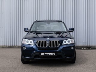 2014 BMW X3 30d xDrive II (F25), синий, 2449000 рублей, вид 3