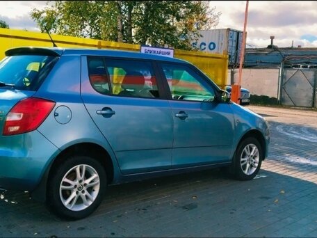 2011 Skoda Fabia II Рестайлинг, голубой, 797000 рублей, вид 5