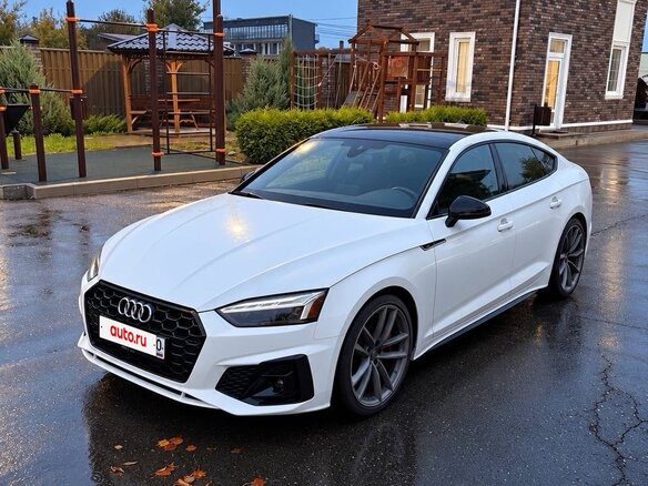 2021 Audi A5 45 TFSI II (F5) Рестайлинг, белый