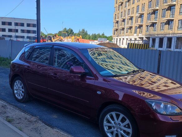 2008 Mazda 3 I (BK) Рестайлинг, красный, 600000 рублей - вид 7